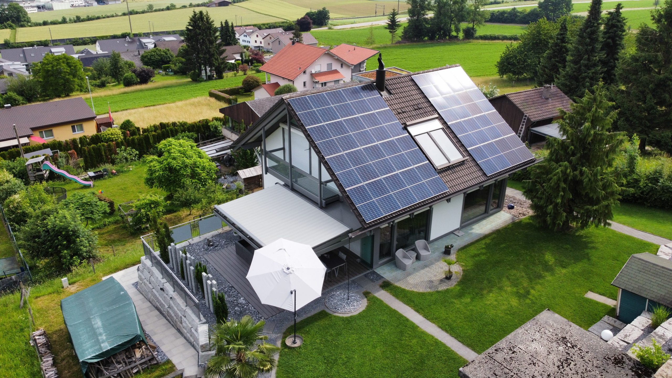 Photovoltaikanlage 13.5 kWp mit Batteriespeicher 4333 Münchwilen